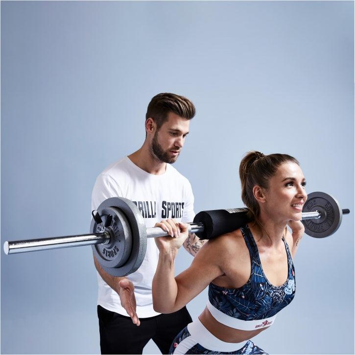 Skivstång 150cm Fjäderlås 30mm