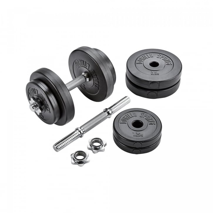 Skivstång Hantlar BASIC 60kg