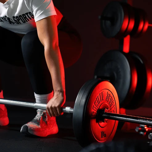 Skivstångspaket BASIC 100kg - Skivstång, Curlstång & Hantlar från Gorilla Sports