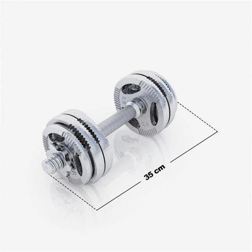 Hantlar TRIGRIP Silver 2x15kg från Gorilla Sports