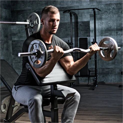 Curlstång Hantlar TRIGRIP Gjutjärn 70kg