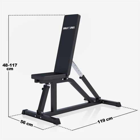 Träningsbänk POWER PRO Justerbar Ställbar