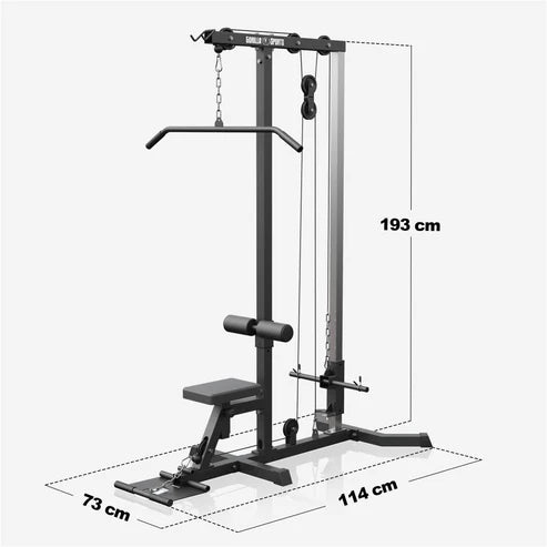 Latsdrag Kabelmaskin Black 30mm