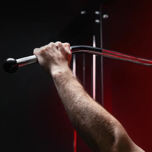 Latsdragsstång Gummikulor Kabelstång 110cm från Gorilla Sports