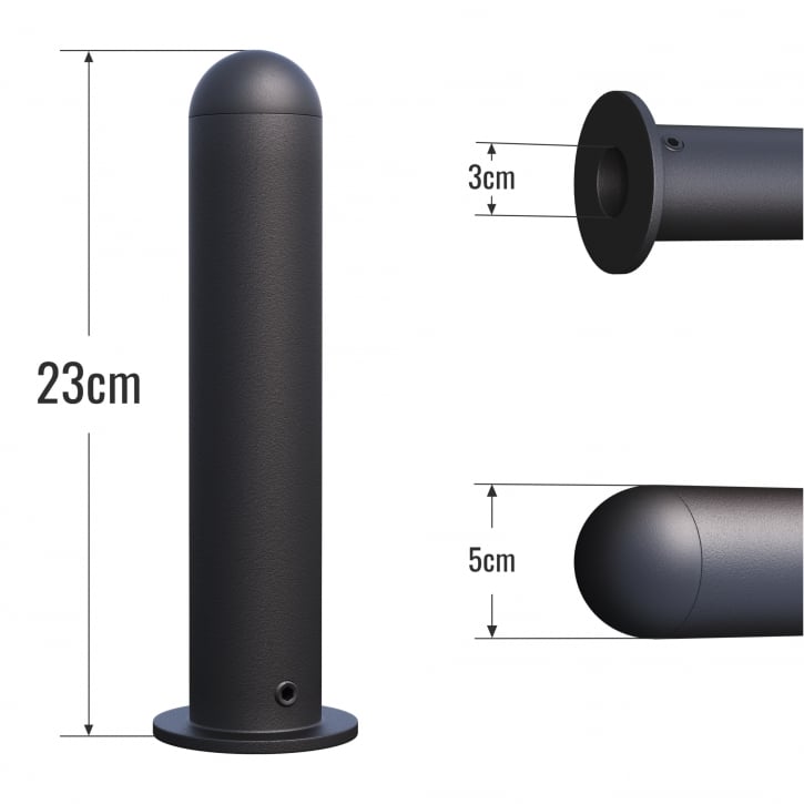 Adapter Svart 30-50mm
