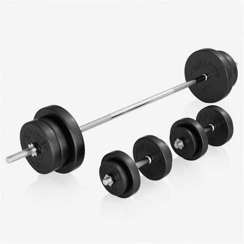 Bänkpress WHITE Skivstång Hantlar 70kg