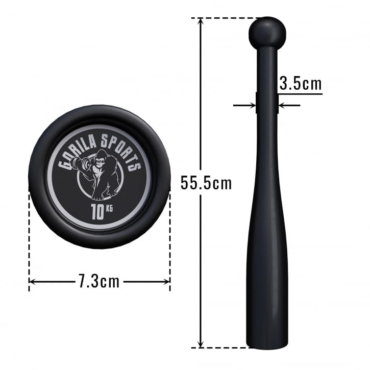 Indian Clubbell 2-20kg