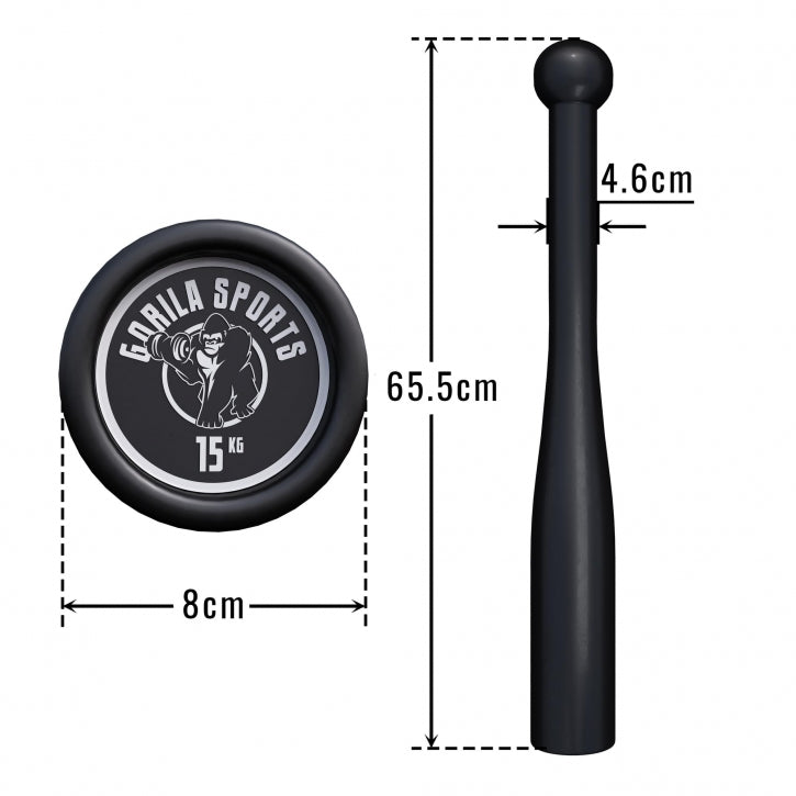 Indian Clubbell 2-20kg