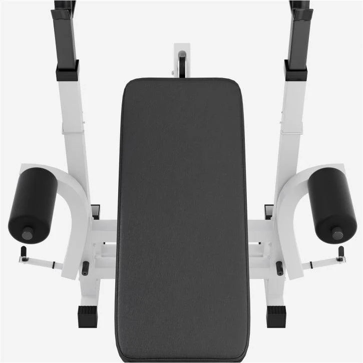 Träningsbänk Multi Vit Latsdragstation