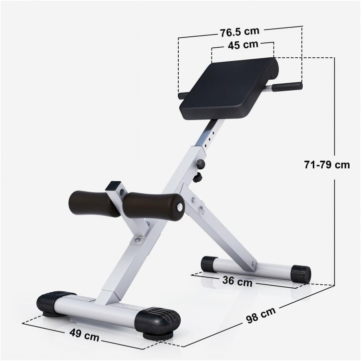 Hyperextensionsbänk Rygglyftsbänk Hopfällbar