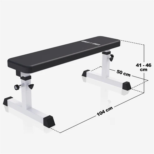 Träningsbänk Rak Höj Sänkbar