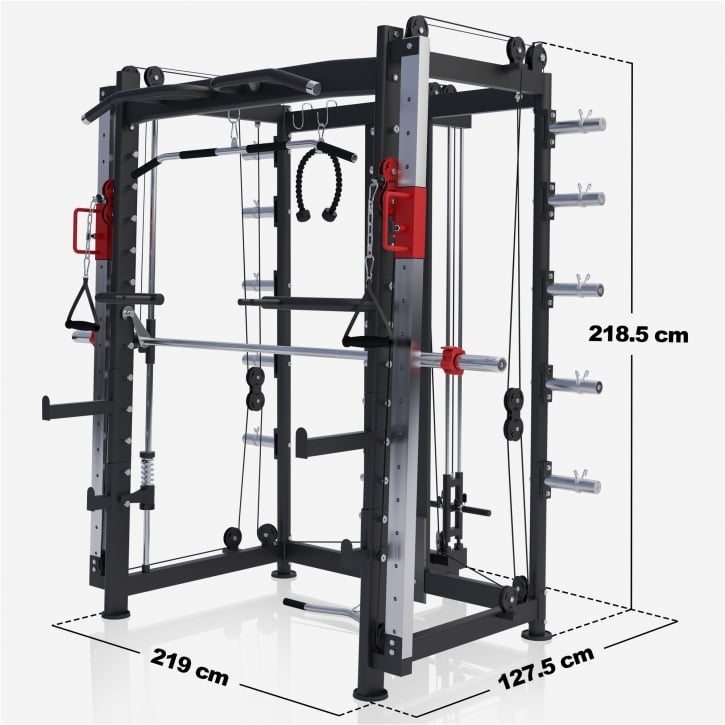 Smithmaskin Multi PRO Cable Cross Chinsstång