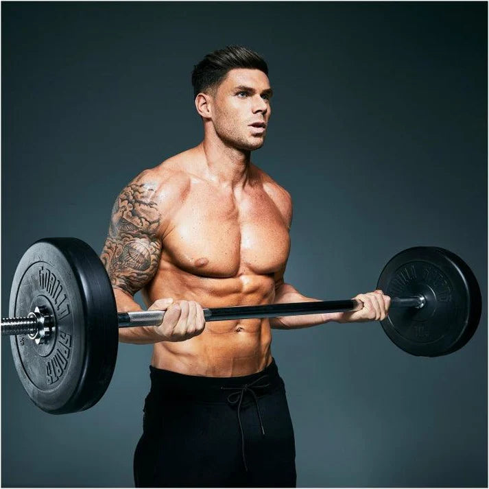 Skivstång 200cm Stjärnlås 30mm