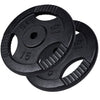 Viktskivor TRIGRIP Black 2x15kg