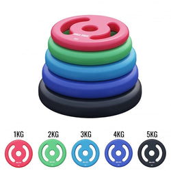 Produktbild på Viktskivor Neopren 31mm 1-5kg från Gorilla Sports