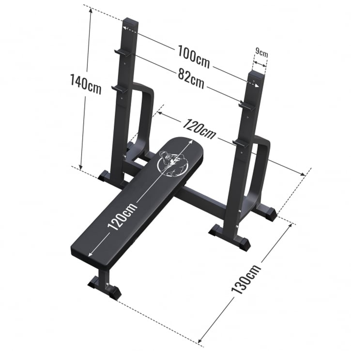 Bänkpress PRO Träningsbänk 350kg