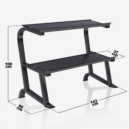 Hexagonhantlar 237kg ink Hantelställ från Gorilla Sports