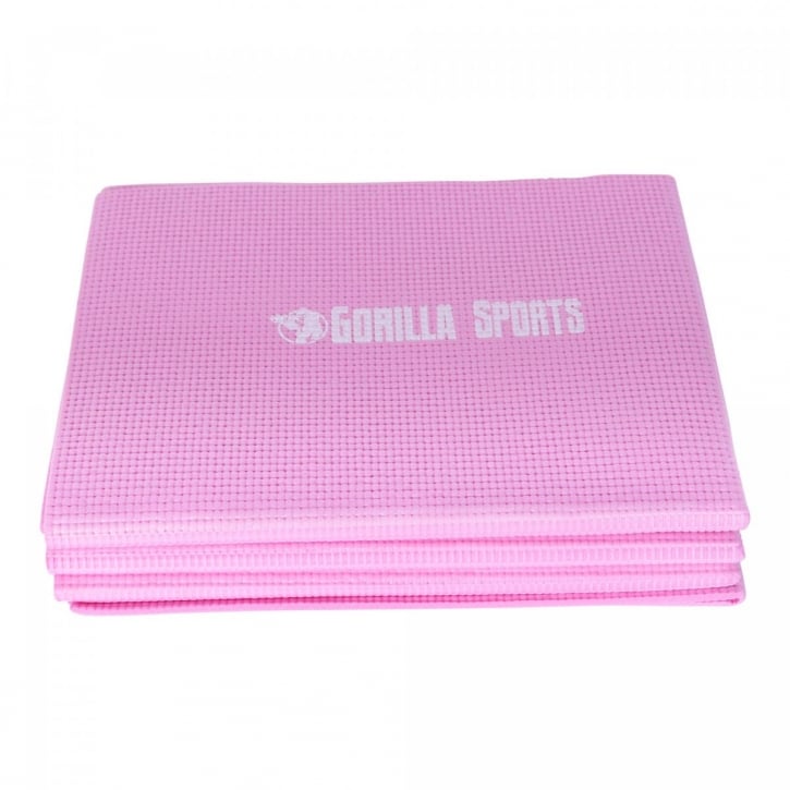 Yogamatta Vikbar 173x61cm Grå Rosa