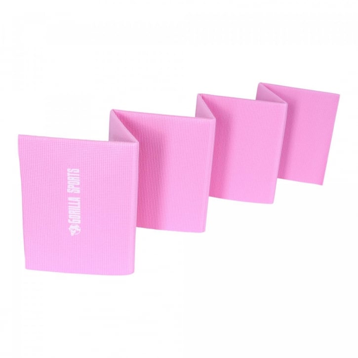 Yogamatta Vikbar 173x61cm Grå Rosa