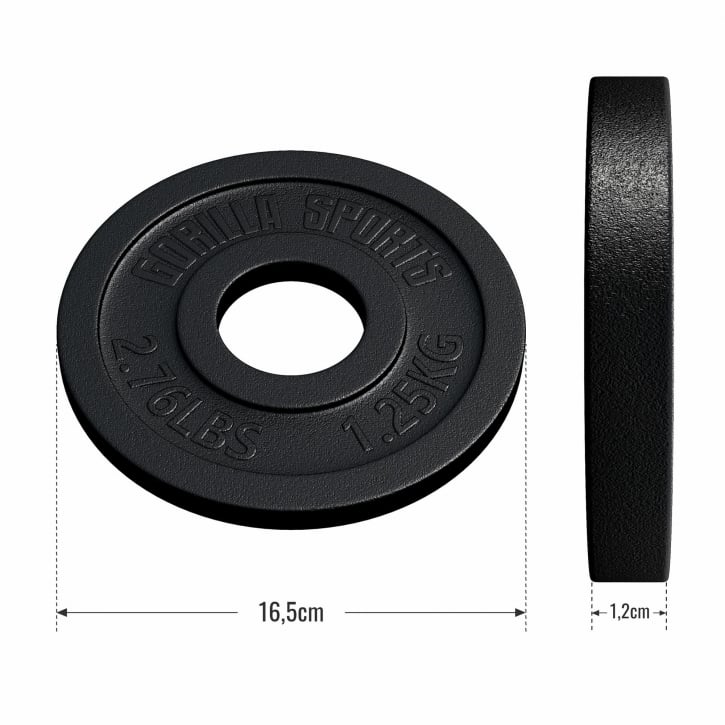 Viktskivor OLYMPIA 51mm 1,25-25kg