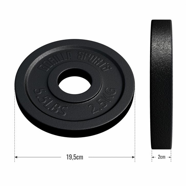 Viktskivor OLYMPIA 51mm 1,25-25kg