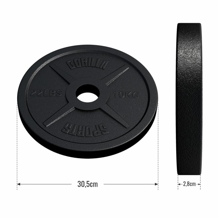 Viktskivor OLYMPIA 51mm 1,25-25kg