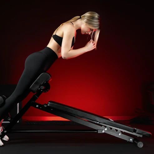 Rygglyftsbänk MULTI Situpsbänk Ställbar från Gorilla Sports