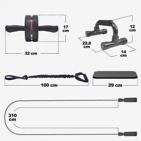 Magträningsset Ab Roller