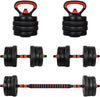 Skivstångspaket MOVIT 20kg - Skivstång, Kettlebells & Hantlar