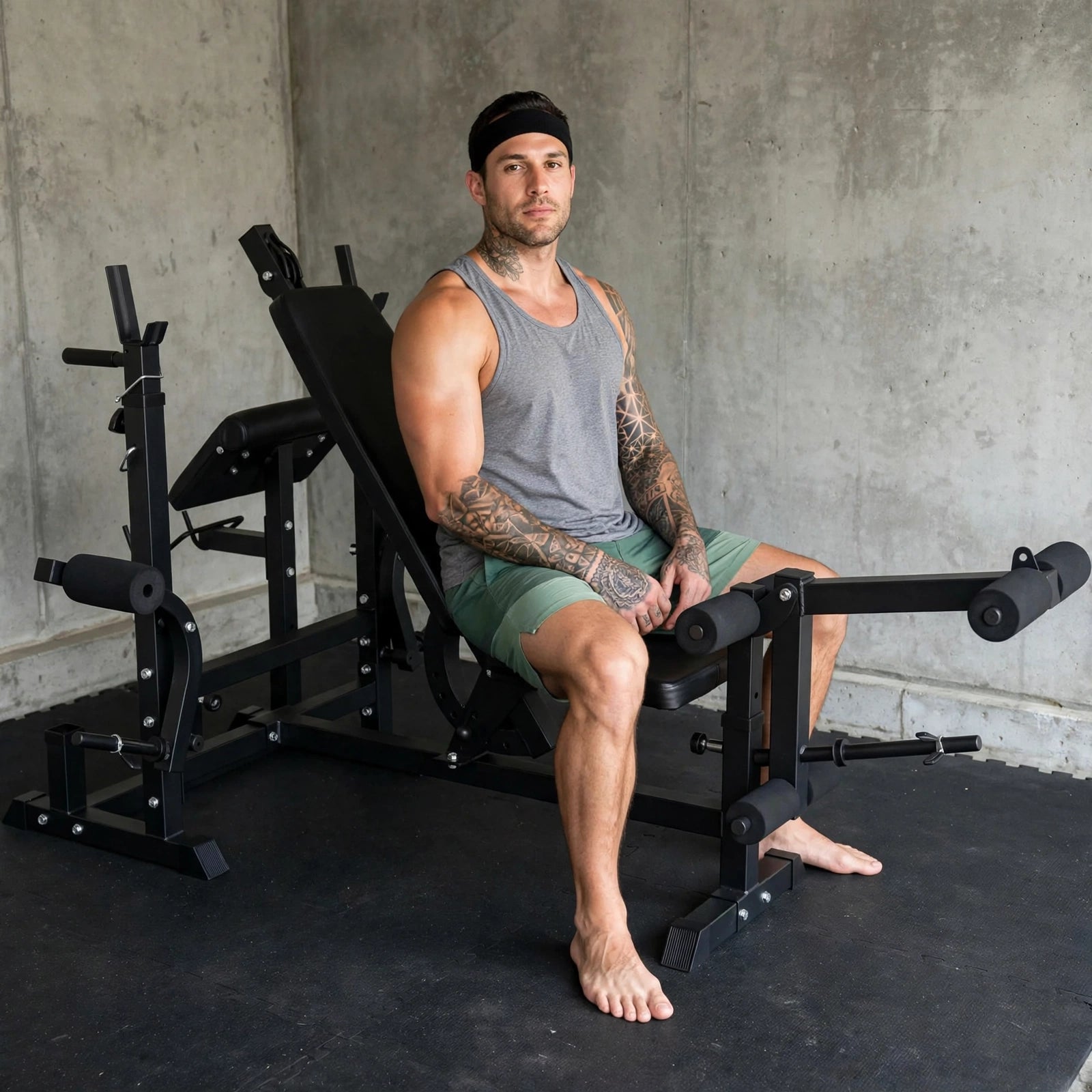 Multigym TRIGRIP 100kg - Viktpaket, Lats, Gymgolv från Gorilla Sports