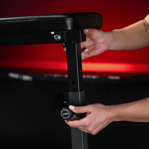 Träningsbänk Rak E Series Justerbar Höjd från Gorilla Sports