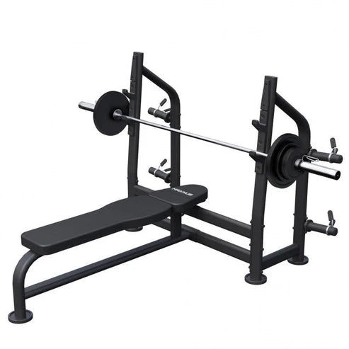 Rak bänkpress med 50mm skivstång