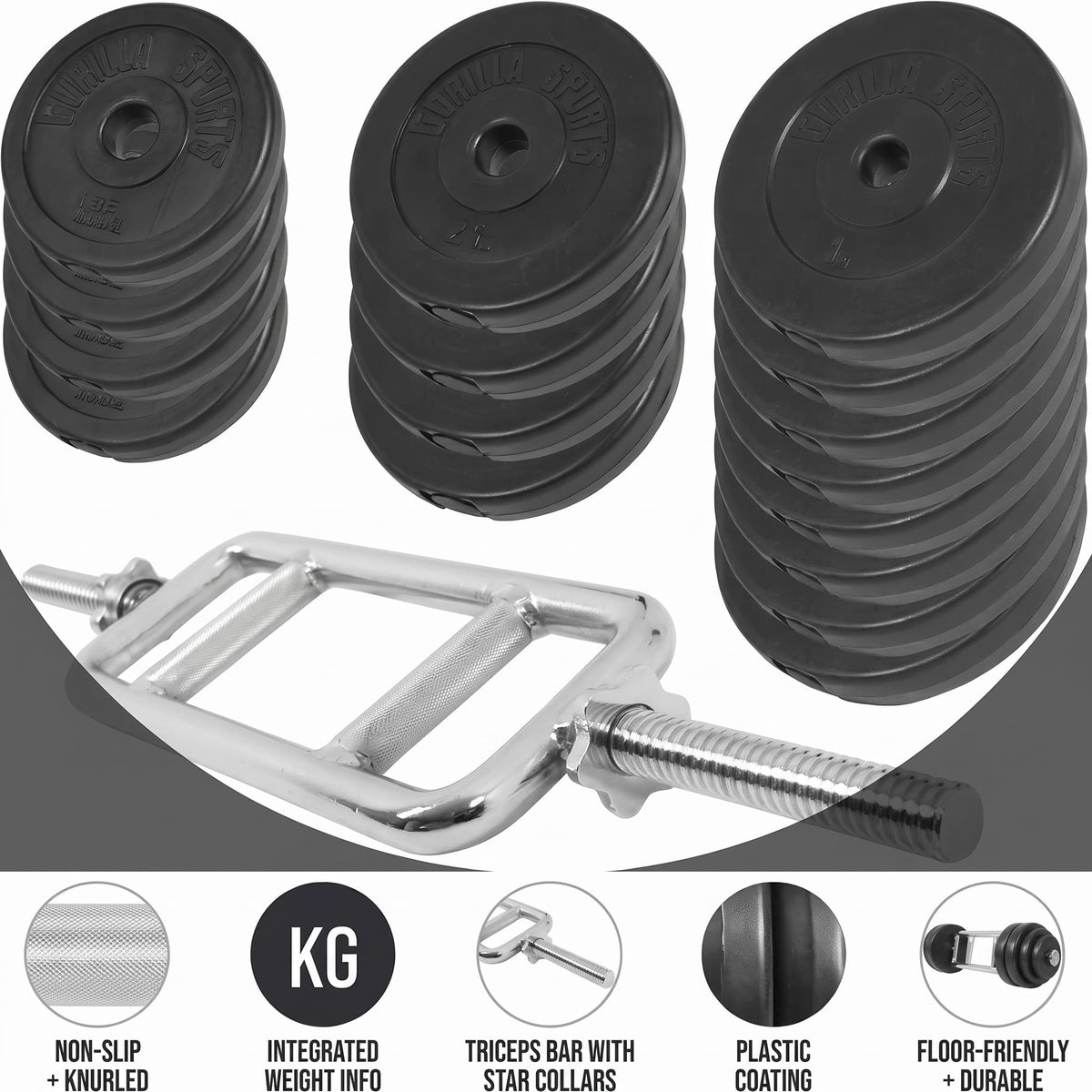 Tricepsstång BASIC 35kg