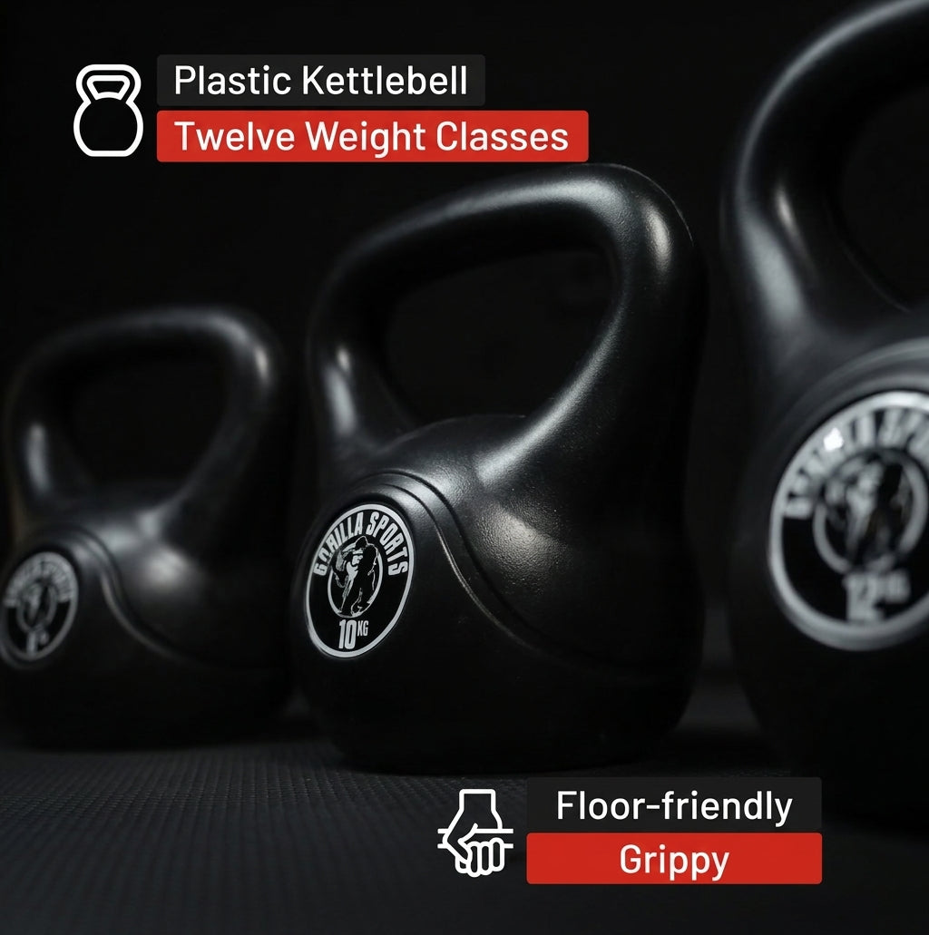 Kettlebellpaket GS Svart 17-30kg