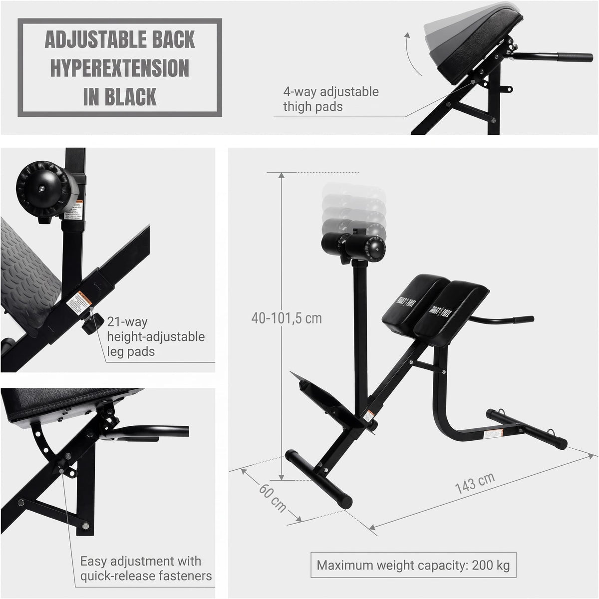Glute Ham Developer Brutalbänk Hyperextension