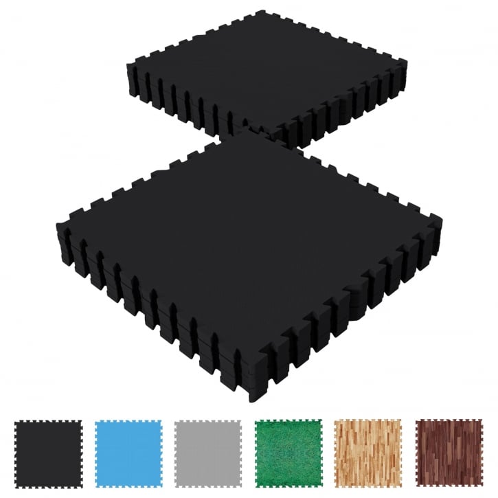 Gymgolv från Gorilla Sports - Flera färger - Puzzelbitar