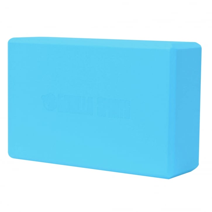 Ljusblått yoga block från Gorilla Sports