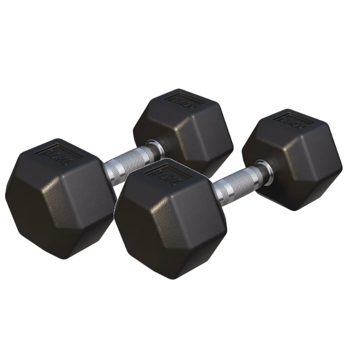 Hexagonhantlar PREMIUM 2x10kg från Gorilla Sports