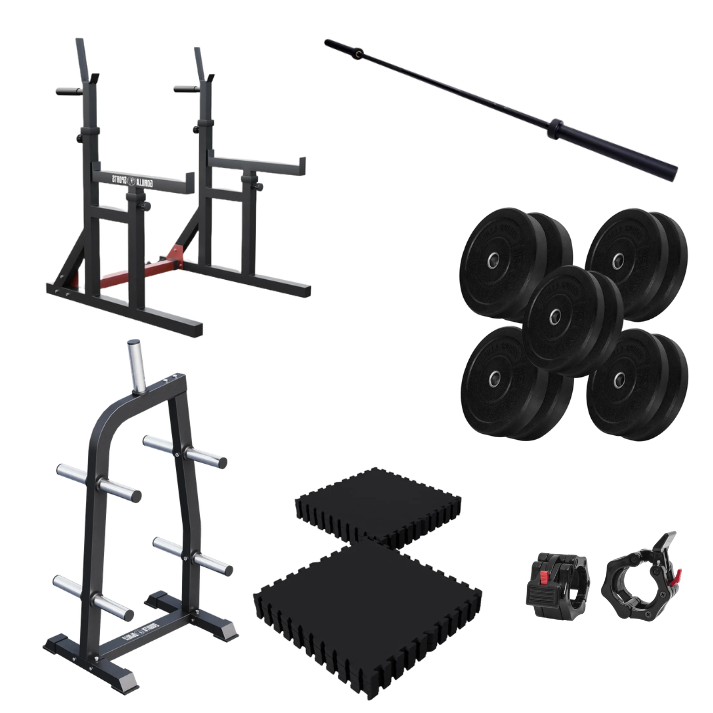 Skivstångsträningspaket PRO - Olympiskt 50mm 170kg