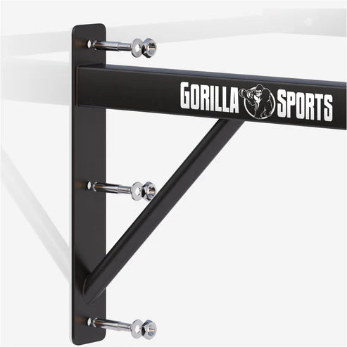 Vägghängd chinsstång från gorilla sports i metall - skrivar och montering