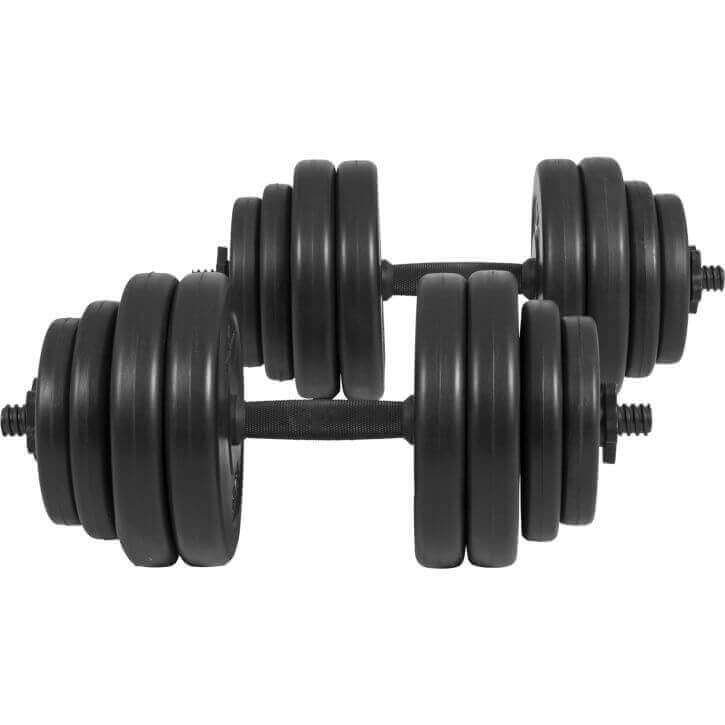 Hantlar BLACK Cement 2x15kg