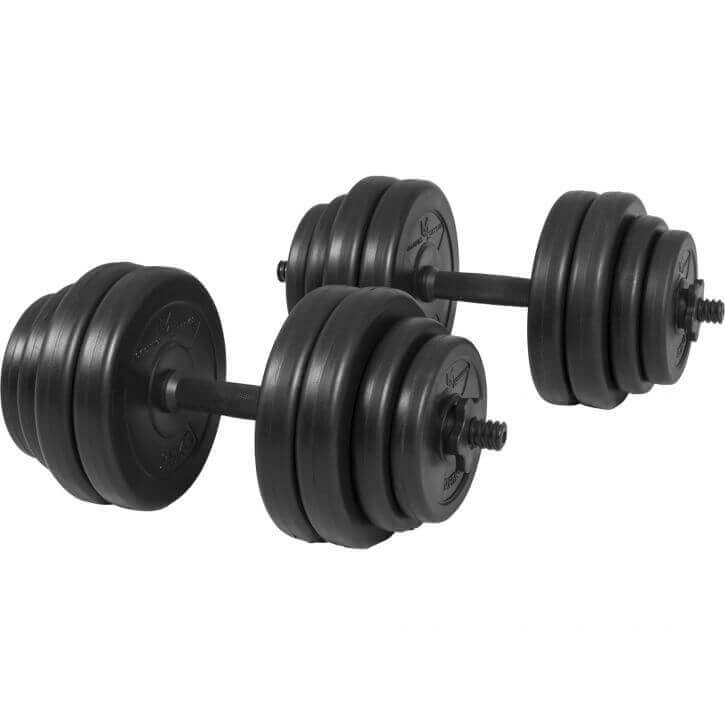 Hantlar BLACK Cement 2x15kg