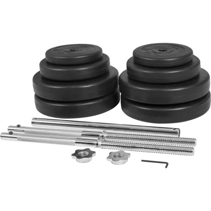 Skivstångspaket 25/26mm Totalt 60kg