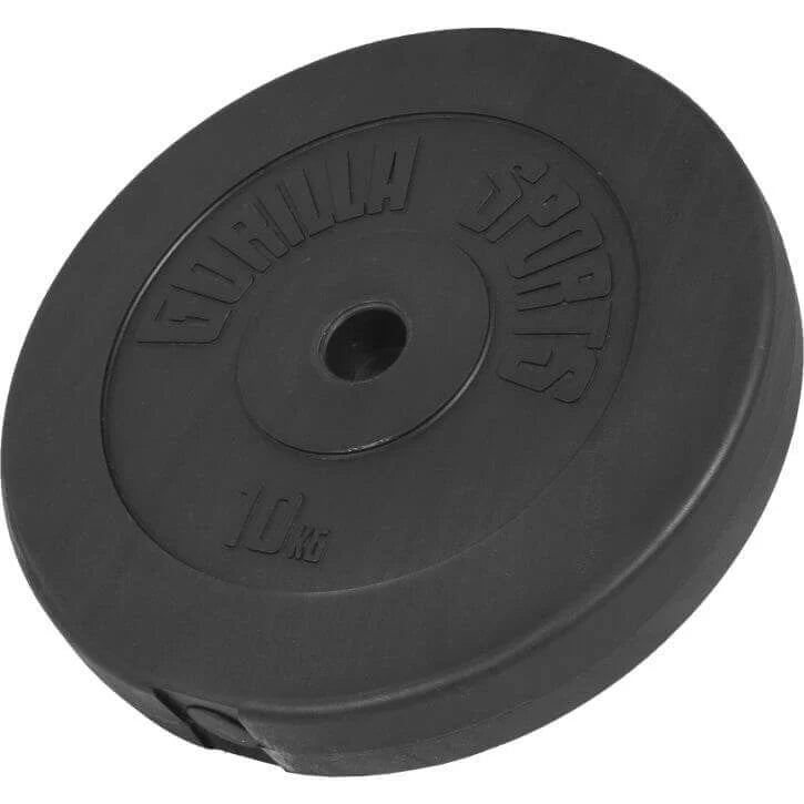 Bänkpress BLACK/WHITE Skivstång 60kg Gymgolv