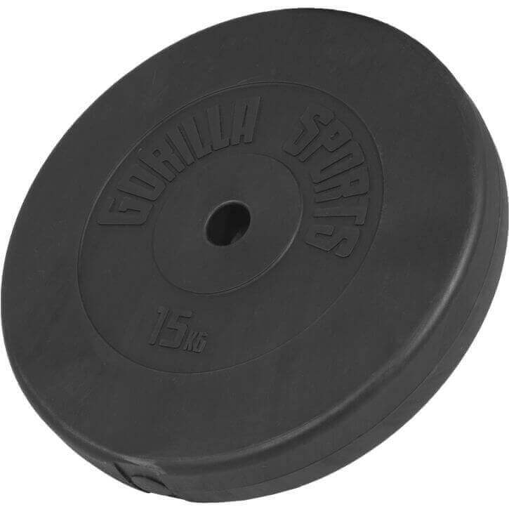 Bänkpress BLACK/WHITE Skivstång 60kg Gymgolv