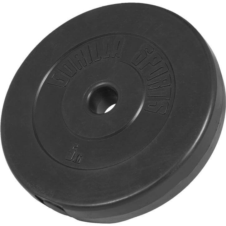 Bänkpress BLACK/WHITE Skivstång 60kg Gymgolv
