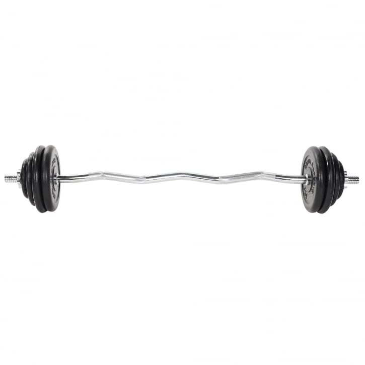 Curlstång GUMMI 35kg