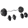 Curlstång Hantlar GUMMI 70kg