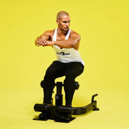 Sissy Squat Profi Svart från Gorilla Sports