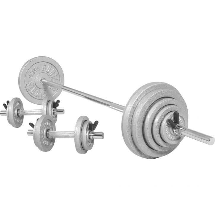 Skivstång Hantlar IRON Feder 100kg